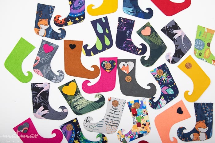 advendikalendri numbrid kunstnahast MatMar-8